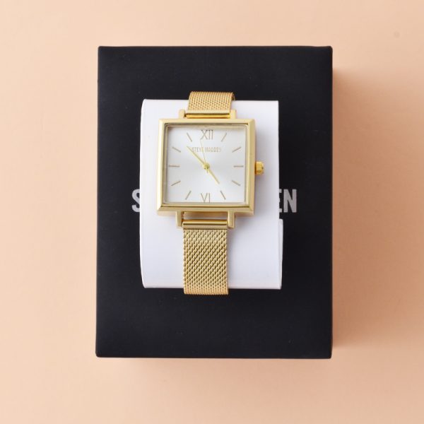 steve madden mckenna gold leather