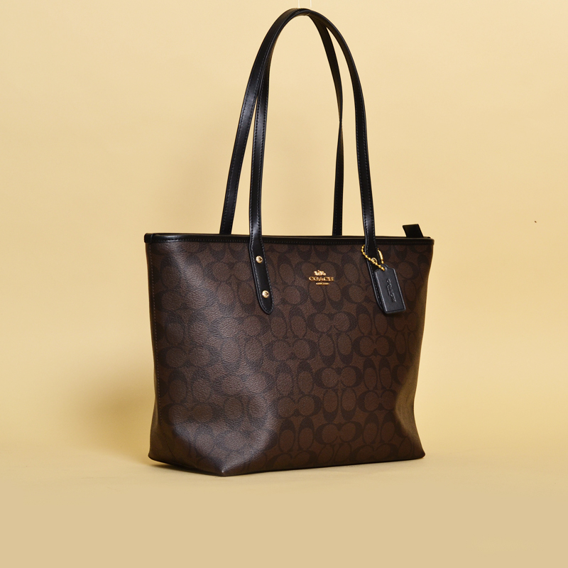 Dark Brown Coach Tote | lupon.gov.ph