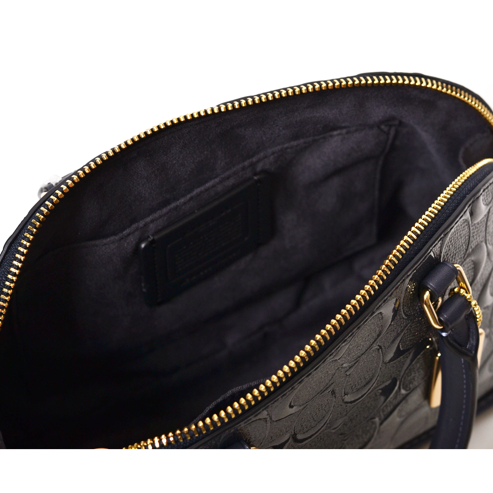 Coach Mini Sierra Embossed Midnight - Averand