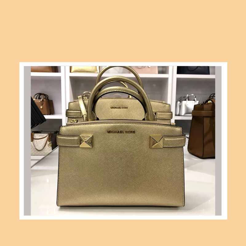 Michael Kors Small Karla Gold Averand