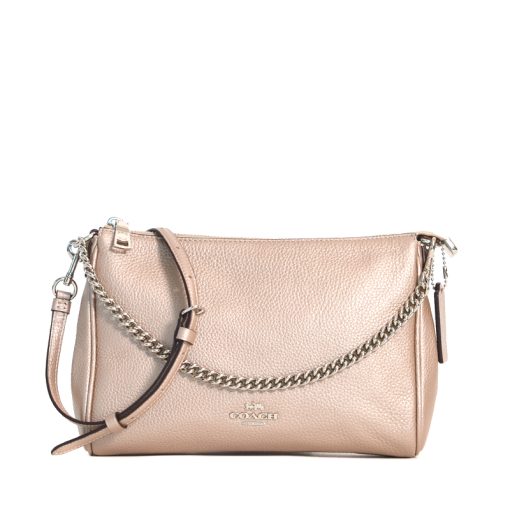 Coach carrie crossbody platinum discount