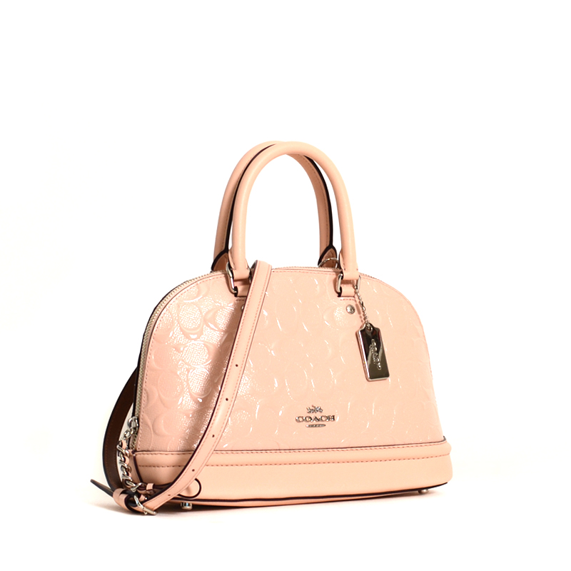 Coach Mini Sierra Embossed Light Pink - Averand