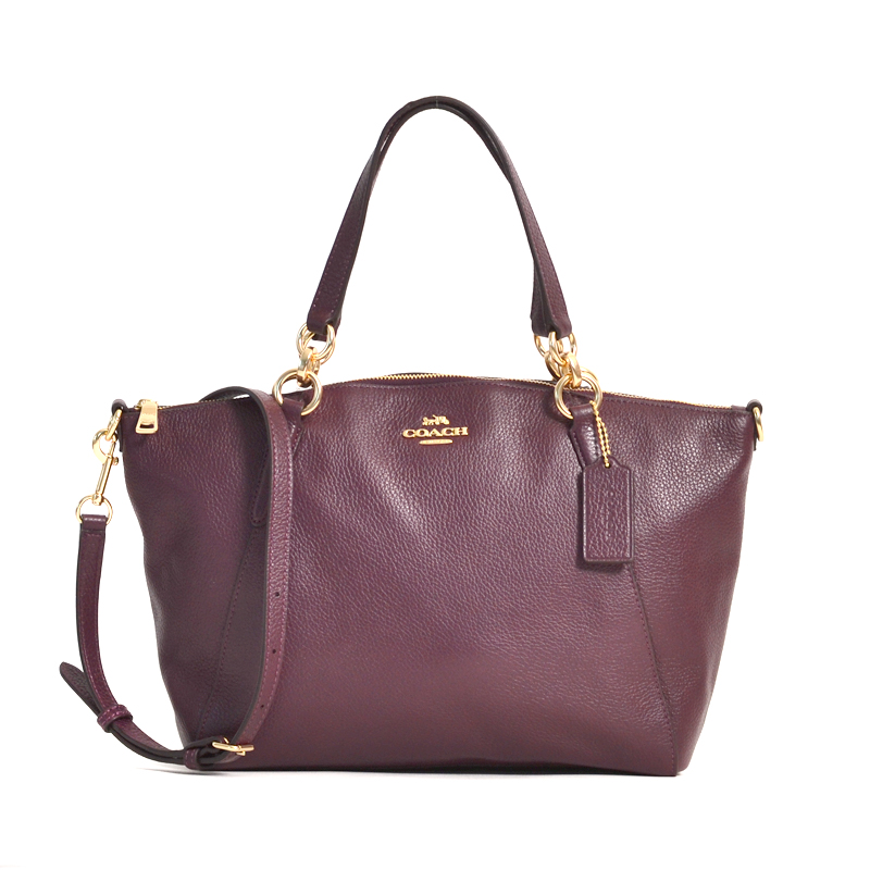 Coach Small Kelsey Leather Raspberry - Averand