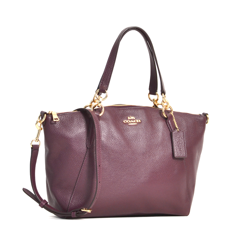 Coach Small Kelsey Leather Raspberry - Averand