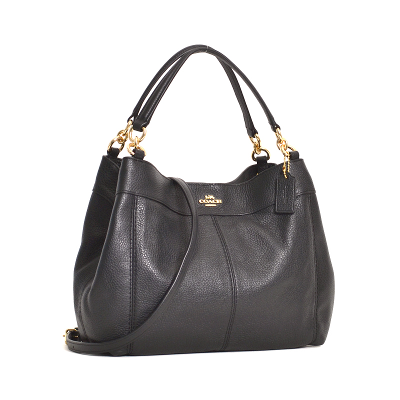 Coach Small Lexy Leather Black