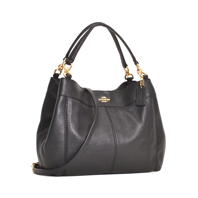 Coach Small Lexy Leather Black - Averand