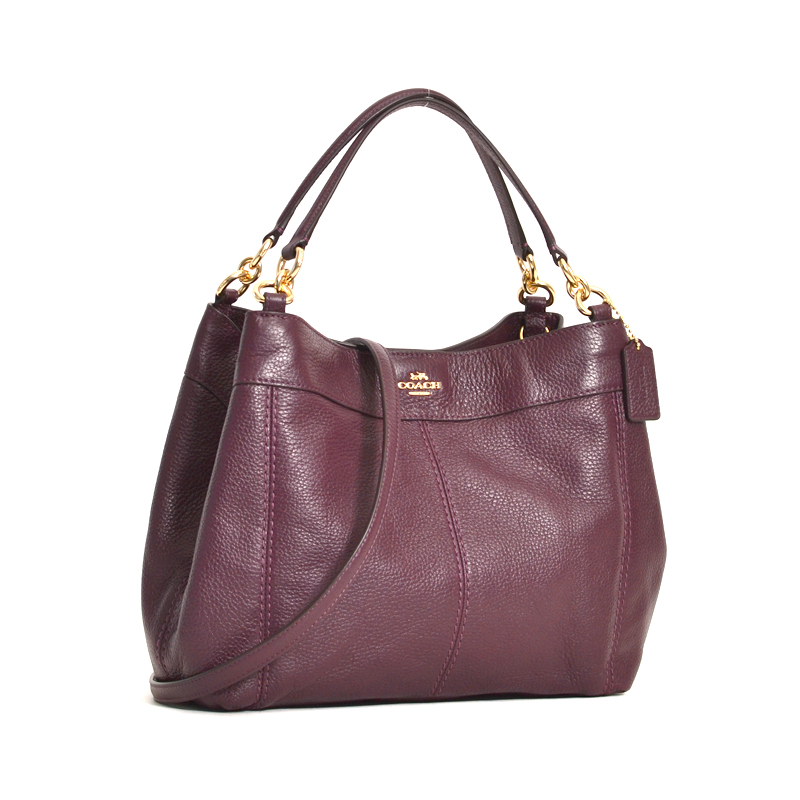 Coach Small Lexy Leather Raspberry Averand
