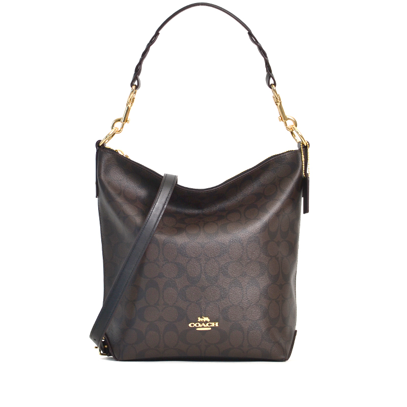 Coach Abby Duffle Signature Brown Black - Averand