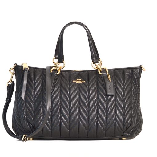 Coach ally satchel with quilting discount