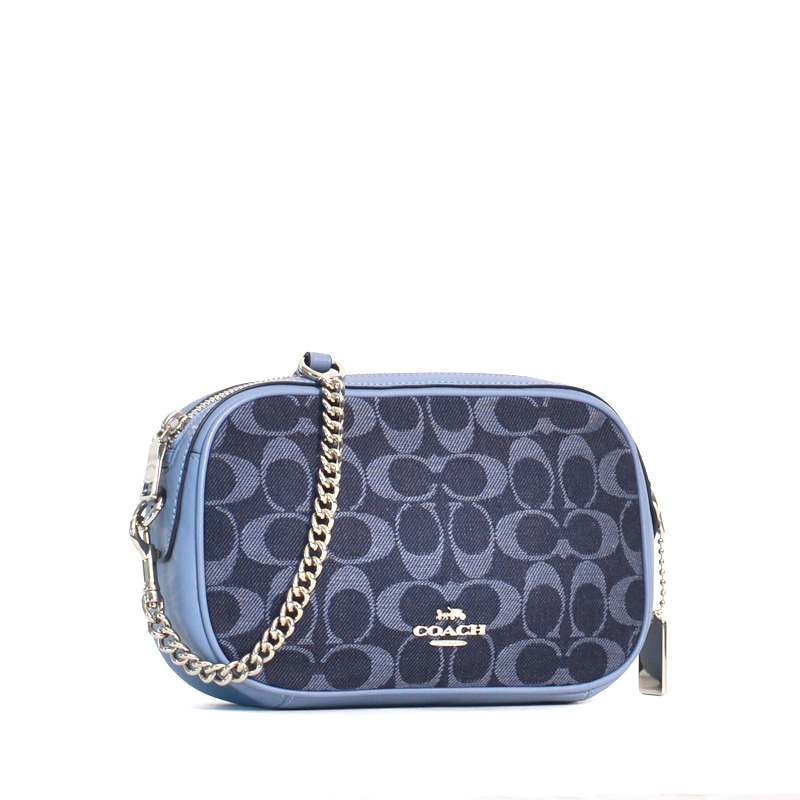 Coach Isla Chain Crossbody Denim