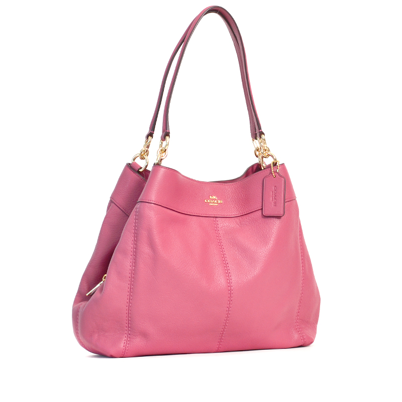 Coach Lexy Shoulder Leather Rouge - Averand