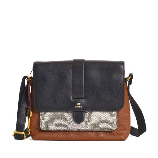 Fossil Kinley Small Crossbody Neutral Multi