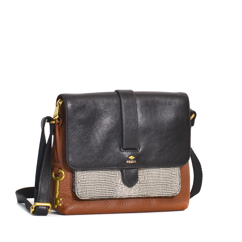 Fossil kinley small crossbody black best sale