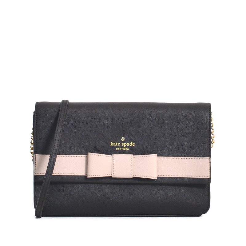 Kate Spade Veronique Kirk Park Saffiano Black Almond - Averand