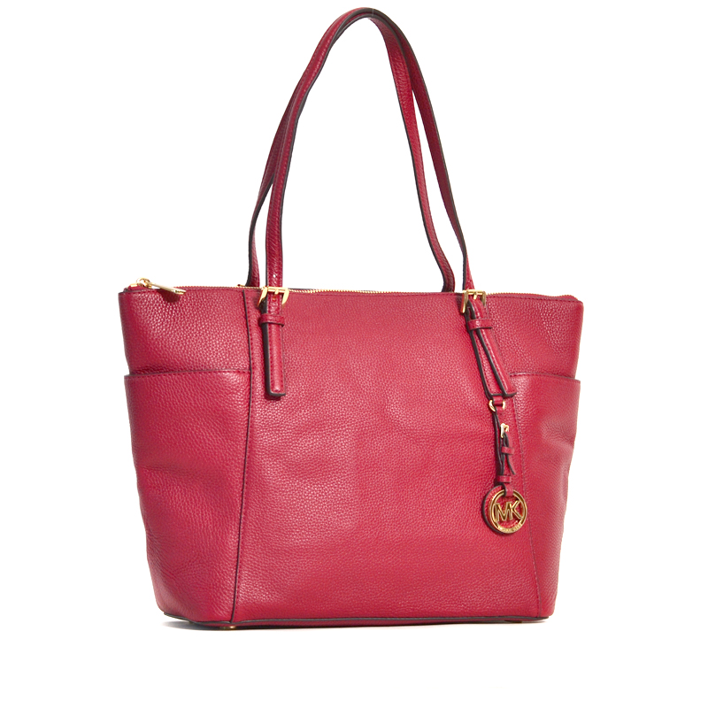 Michael Kors JS EW Top Zip Cherry - Averand