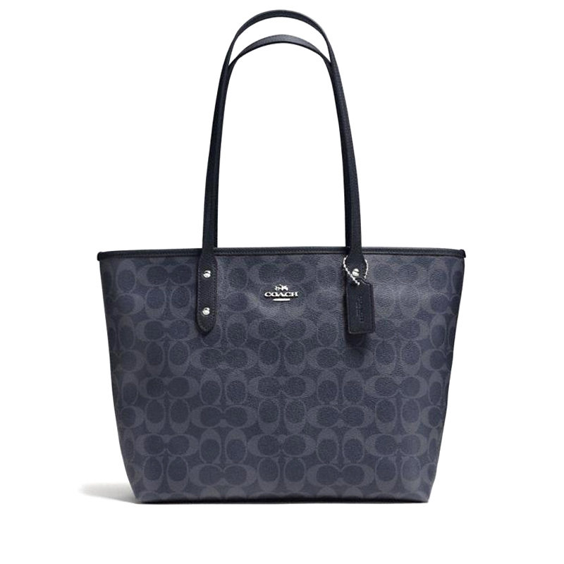 Coach City Zip Tote Signature Denim - Averand