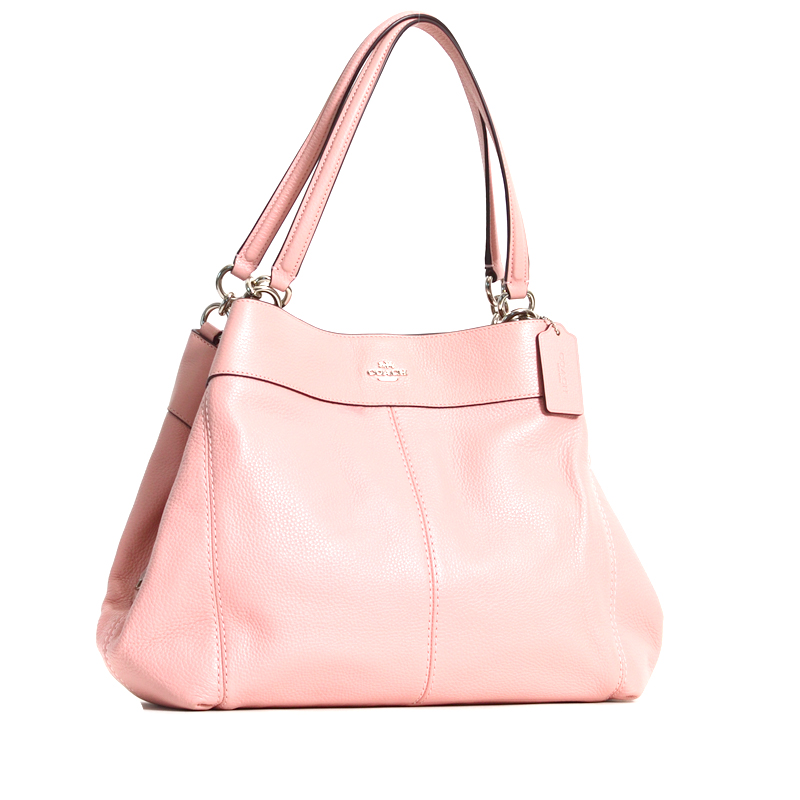 Coach Lexy Shoulder Leather Petal AS IS