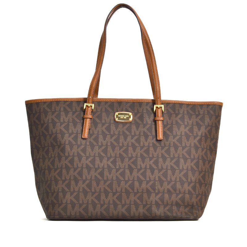 Michael Kors Jet Set Travel Large Carryall Tote Brown - Averand