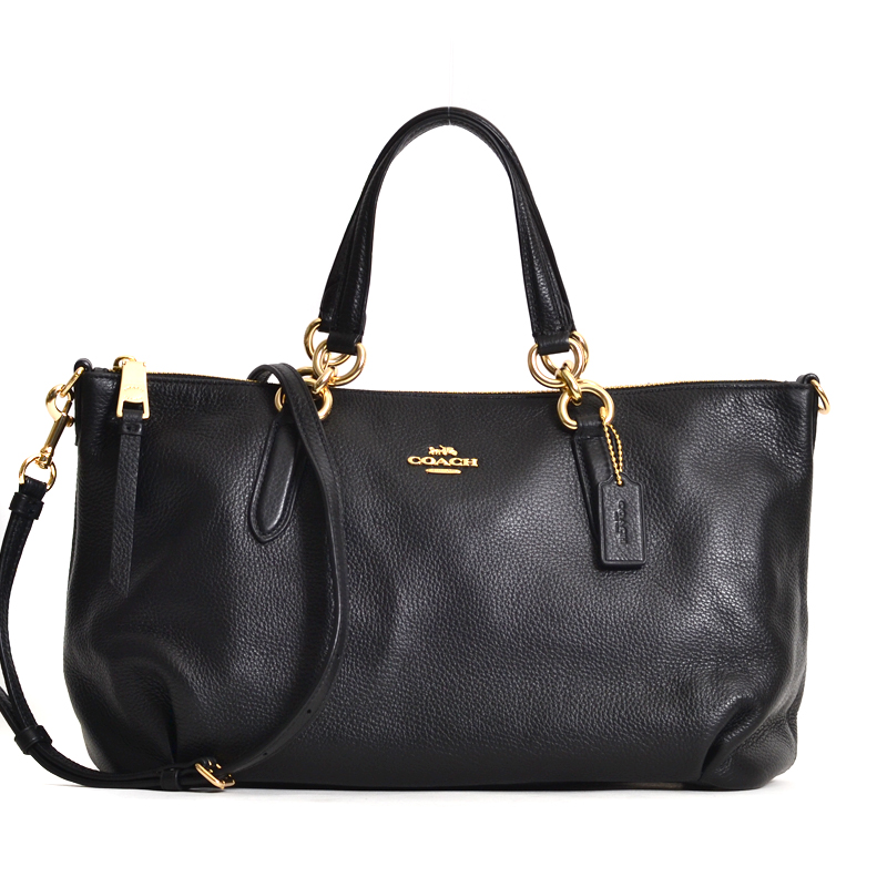 Coach Ally Satchel Black