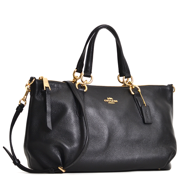 Coach Ally Satchel Black - Averand