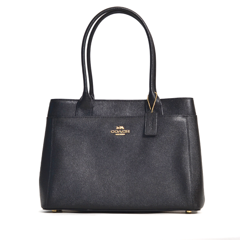 Coach Casey Tote Crossgrain Black - Averand