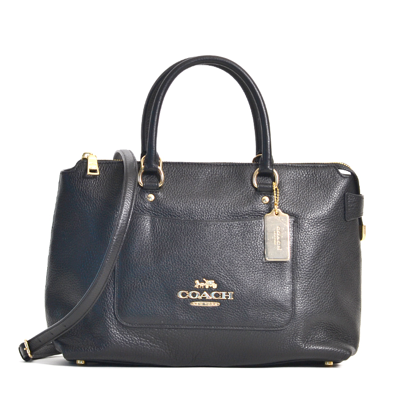 Coach Emma Satchel Black - Averand