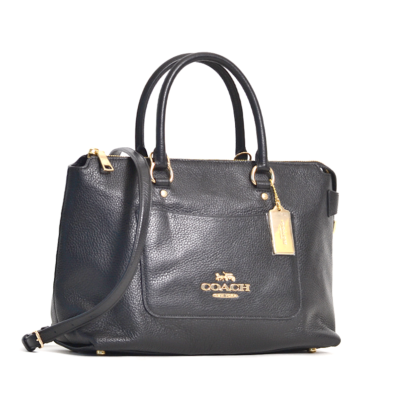 Coach Emma Satchel Black - Averand