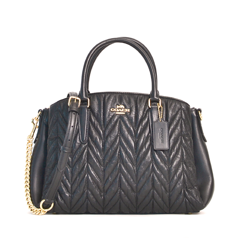 Coach Sage Carryall Quilting Black