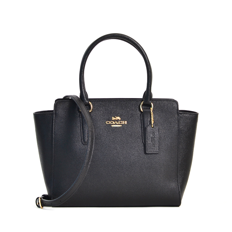 Coach Leah Satchel Black