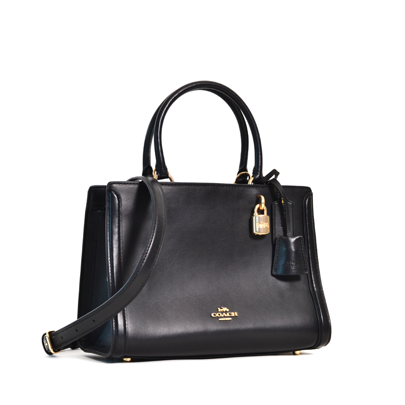 Coach Small Zoe Carryall Black - Averand