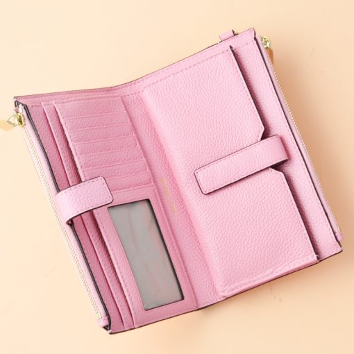 Michael Kors Adele Pebbled Leather Smartphone Carnation Averand
