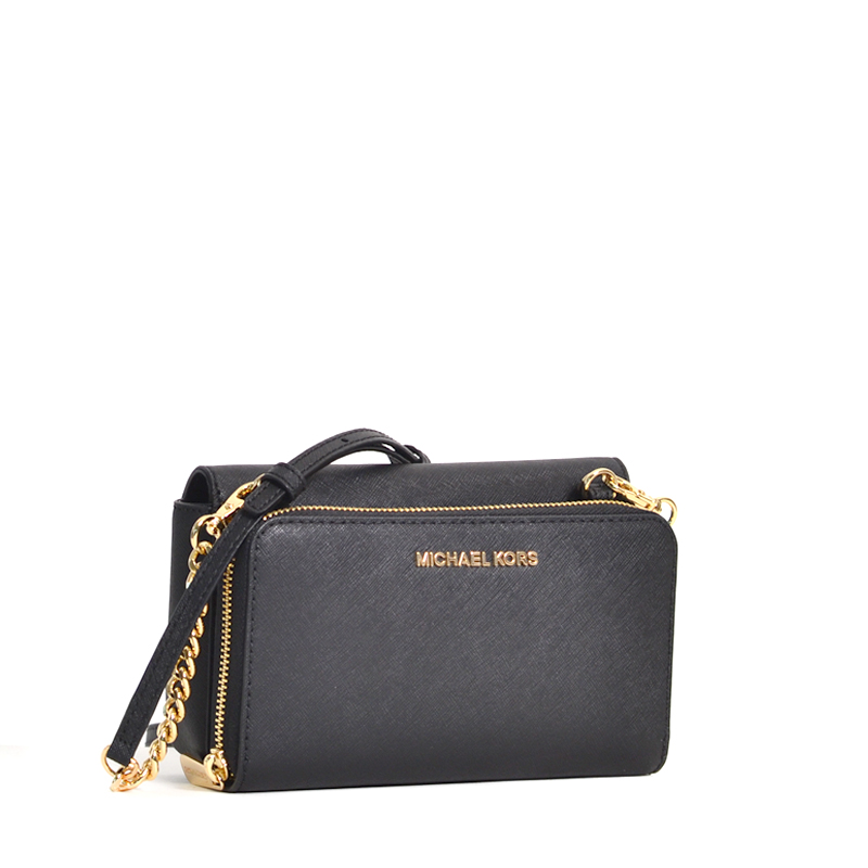 Michael Kors Tina Wallet Clutch Crossbody Black - Averand