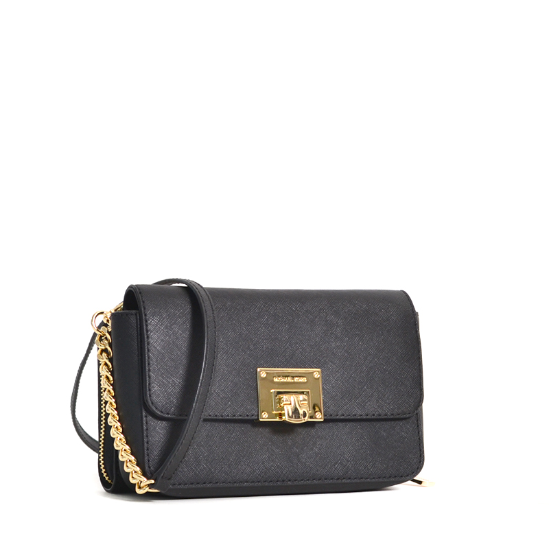 Michael Kors Tina Wallet Clutch Crossbody Black - Averand