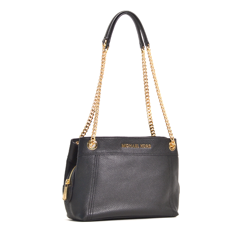 MICHAEL Michael Kors Jet Set Chain Item Medium Messenger in Black