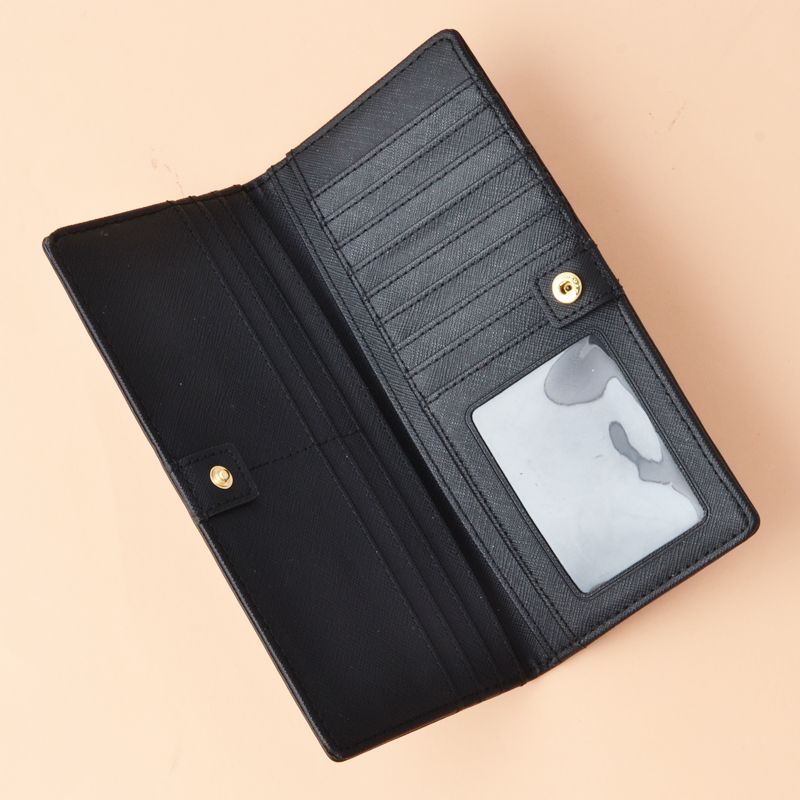 Michael Kors Jet Set Travel Flat Slim Bifold Black