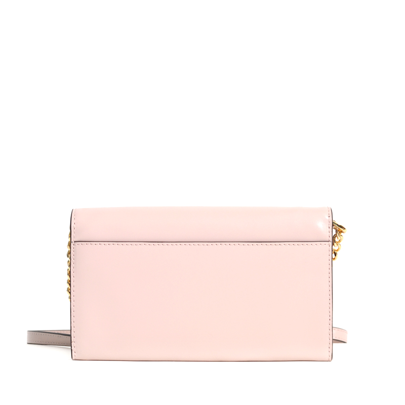 Michael Kors Mott Leather Clutch Soft Pink - Averand