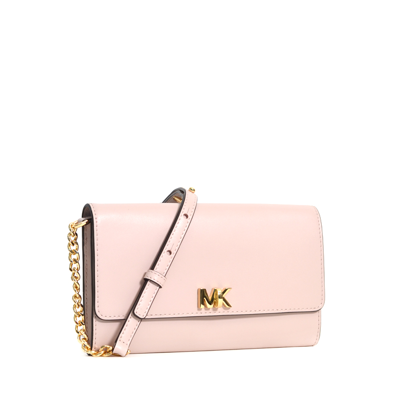 Michael Kors Mott Leather Clutch Soft Pink - Averand