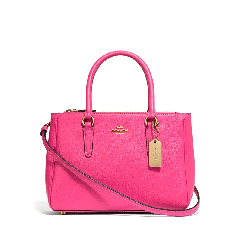 Coach Mini Surrey Carryall Pink Ruby - Averand