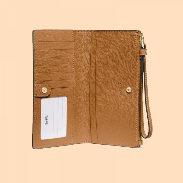 coach long wallet for women