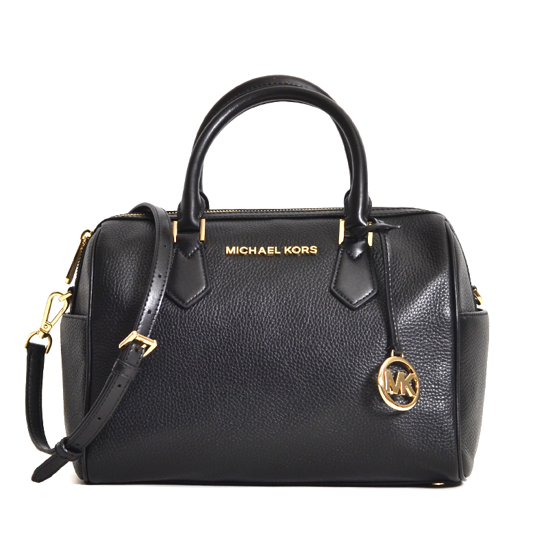 Michael Kors Bedford Large Duffle Satchel Black - Averand