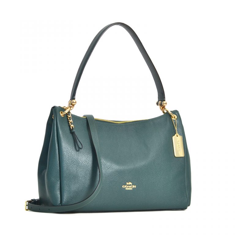 Coach Mia Shoulder Bag Evergreen Averand