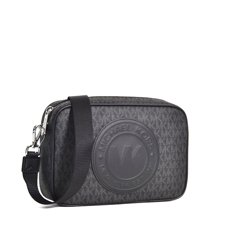 Michael Kors Fulton Sport Large East West Crossbody Signature Black ...