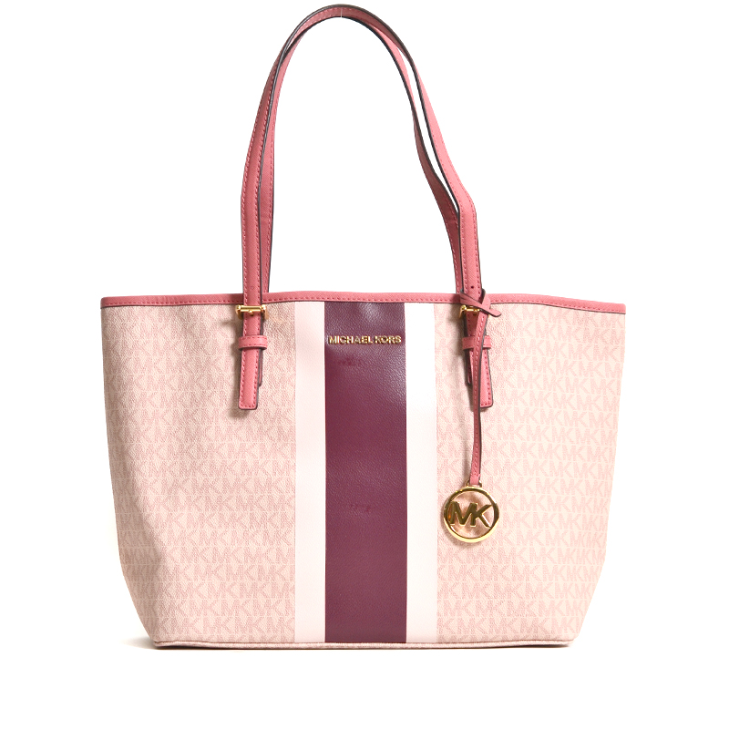 Michael Kors Jet Set Travel Medium Carryall Tote Signature Ballet Multi -  Averand