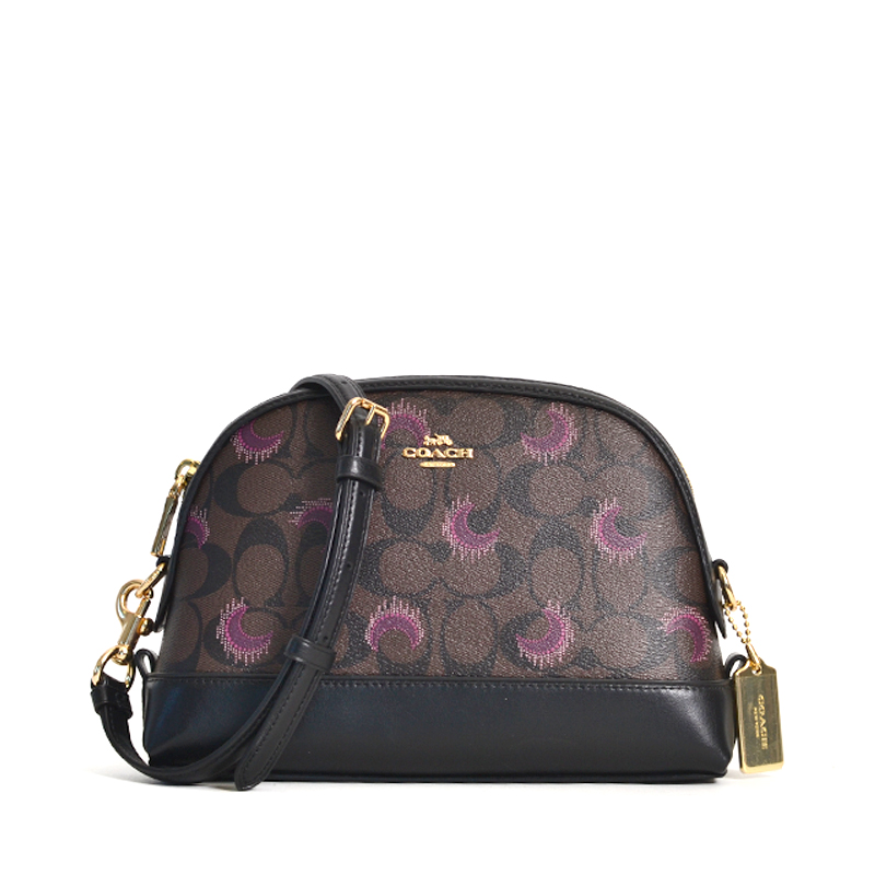 L'elegante Sac - Authentic Coach dome crossbody purple onhand