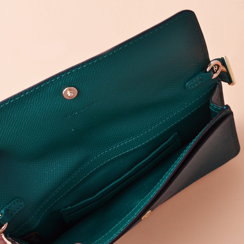 Coach Foldover Wristlet Viridian Averand
