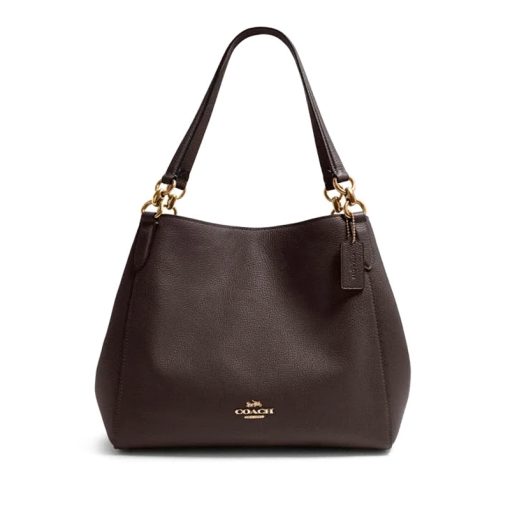 Coach Hallie Shoulder Bag Oxblood 1 Averand