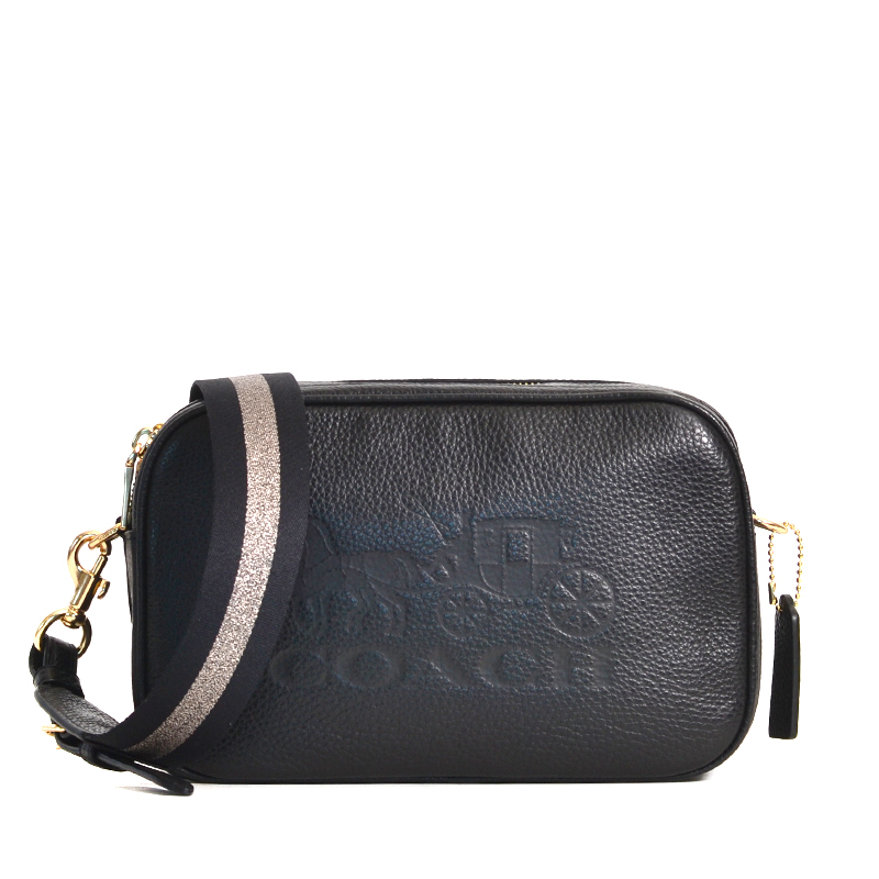 Coach Jes Crossbody Carriage Logo Black Averand