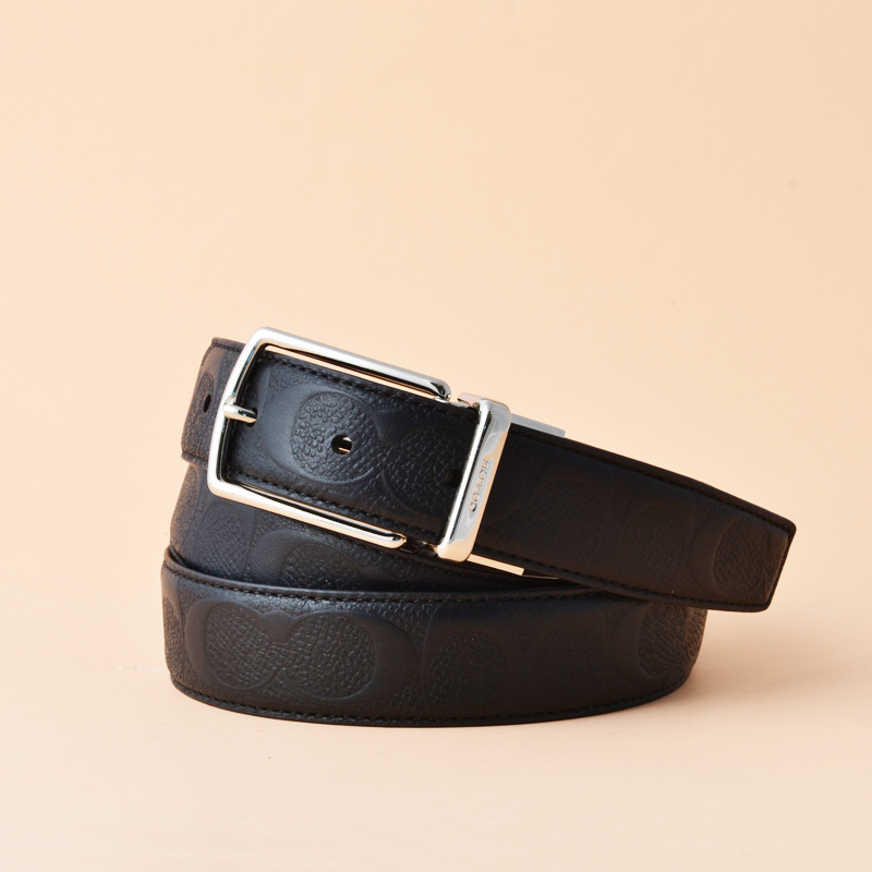 Coach Modern Harness Cut To Size Reversible Belt Signature Leather ...