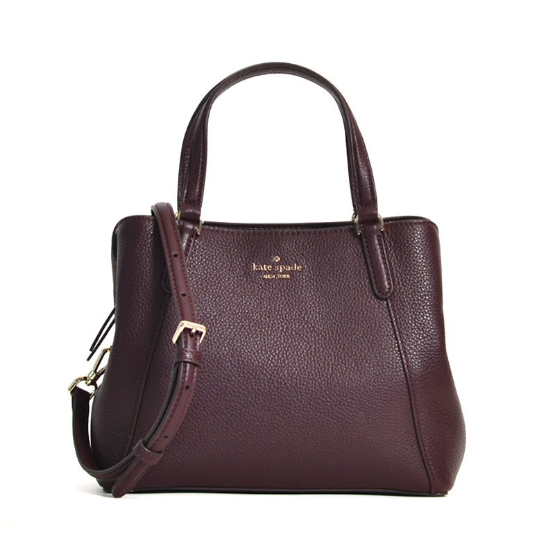 Kate Spade Jackson Medium Triple Compartment Satchel Chocolate Cherry ...