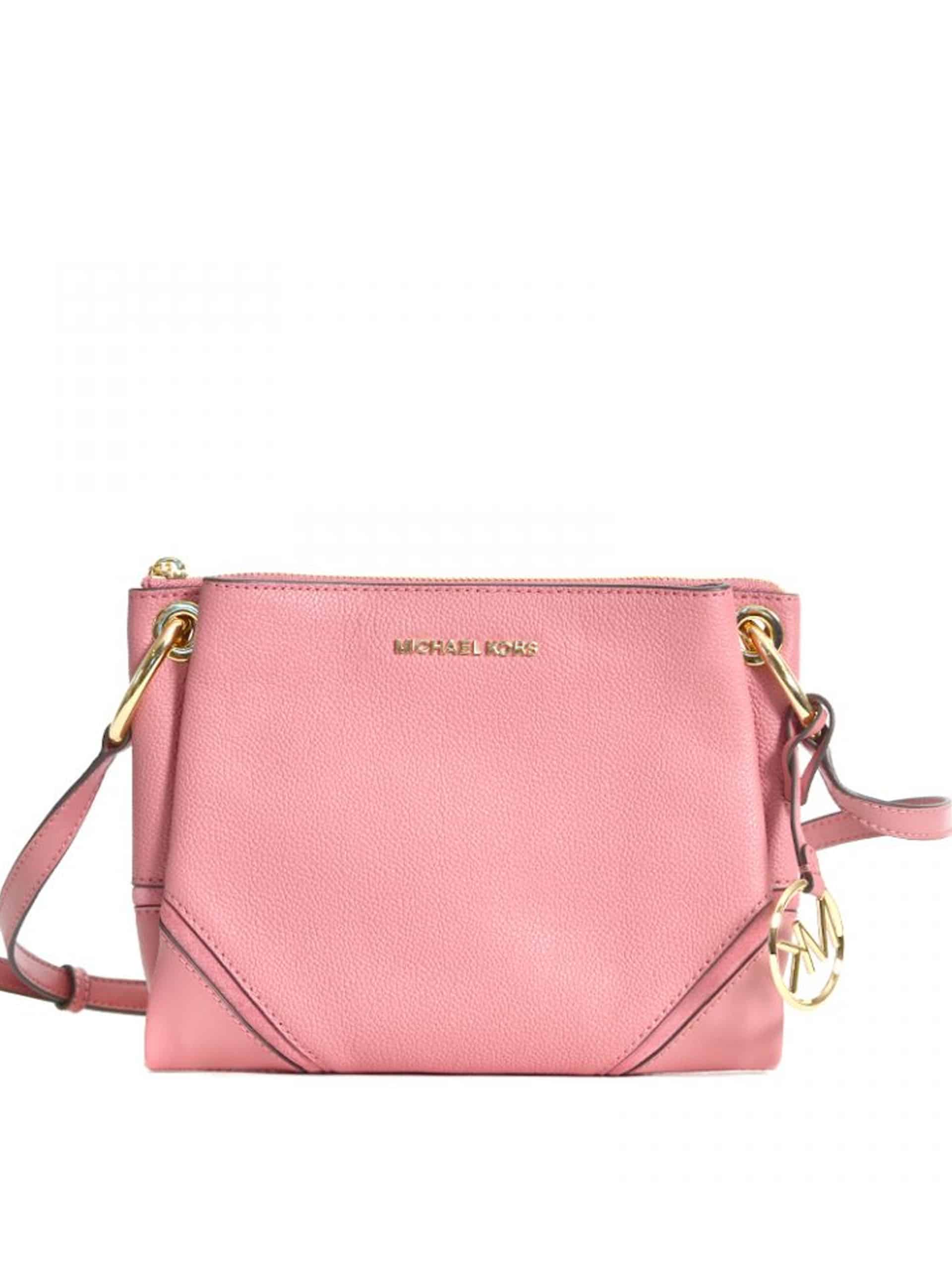 Michael Kors Nicole Triple Compartment Crossbody Rose - Averand